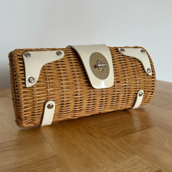 Kate Spade Wicker Clutch - Picture 3 of 10